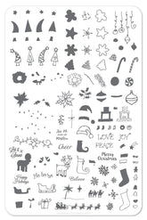 Under the Mistletoe CjSC-10 - Clear Jelly Stamping Plate