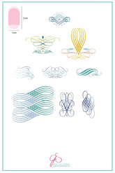 Victorian Flourish (CjS-46) - CJS Small Stamping Plate