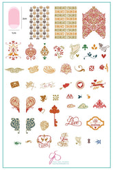 Vintage Victorian (CjS V-08) - Clear Jelly Stamping Plate