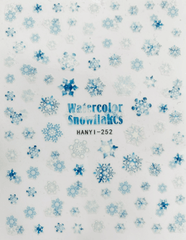 Pasties - Watercolor Snowflakes # 252