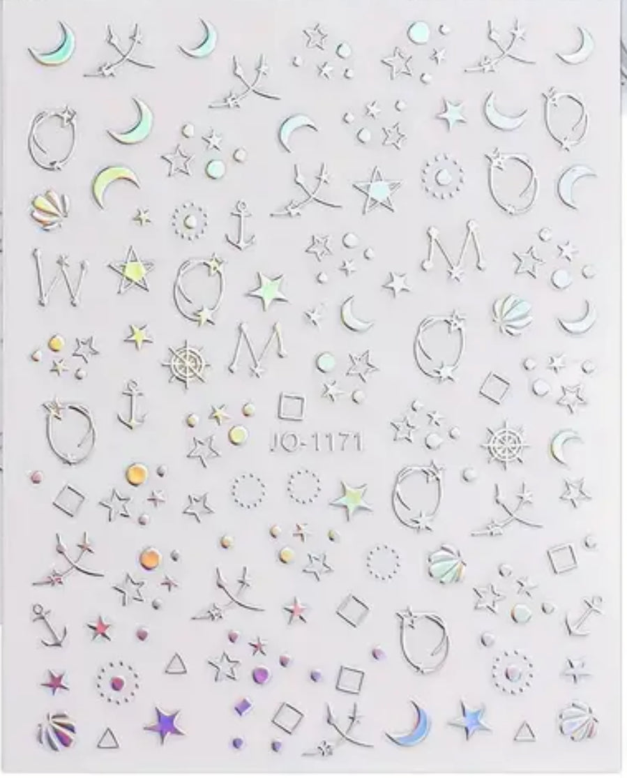 Constellations & Moons 1 HOLO Decals - 1171 Main image