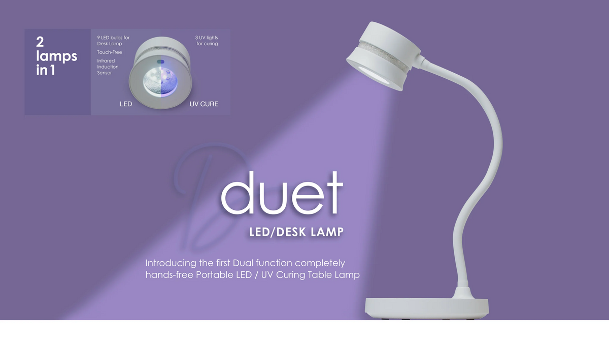 MANIPRO GLO DUET LED/UV Lamp - Great for Dual Forms or Flash Cure