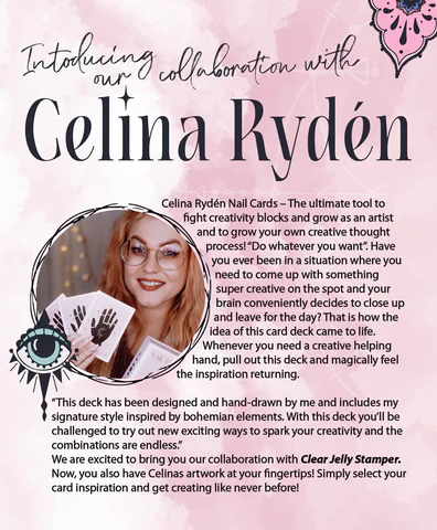 Celina Ryden - Boho Vibes (CjSLC-97)  - Clear Jelly Stamping Plate