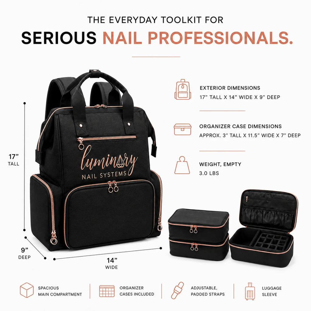 The Bag - Nail Tech's Took Kit Bag from Luminary