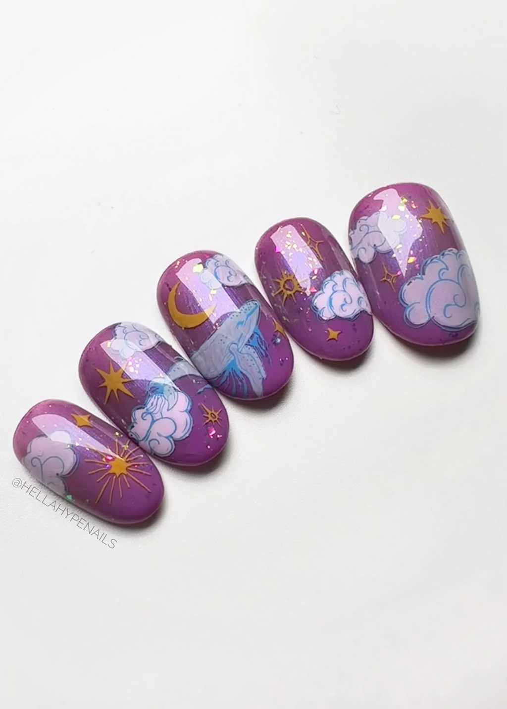 Lunar Lullaby (CjSLC-105)-  Clear Jelly Stamping Plate