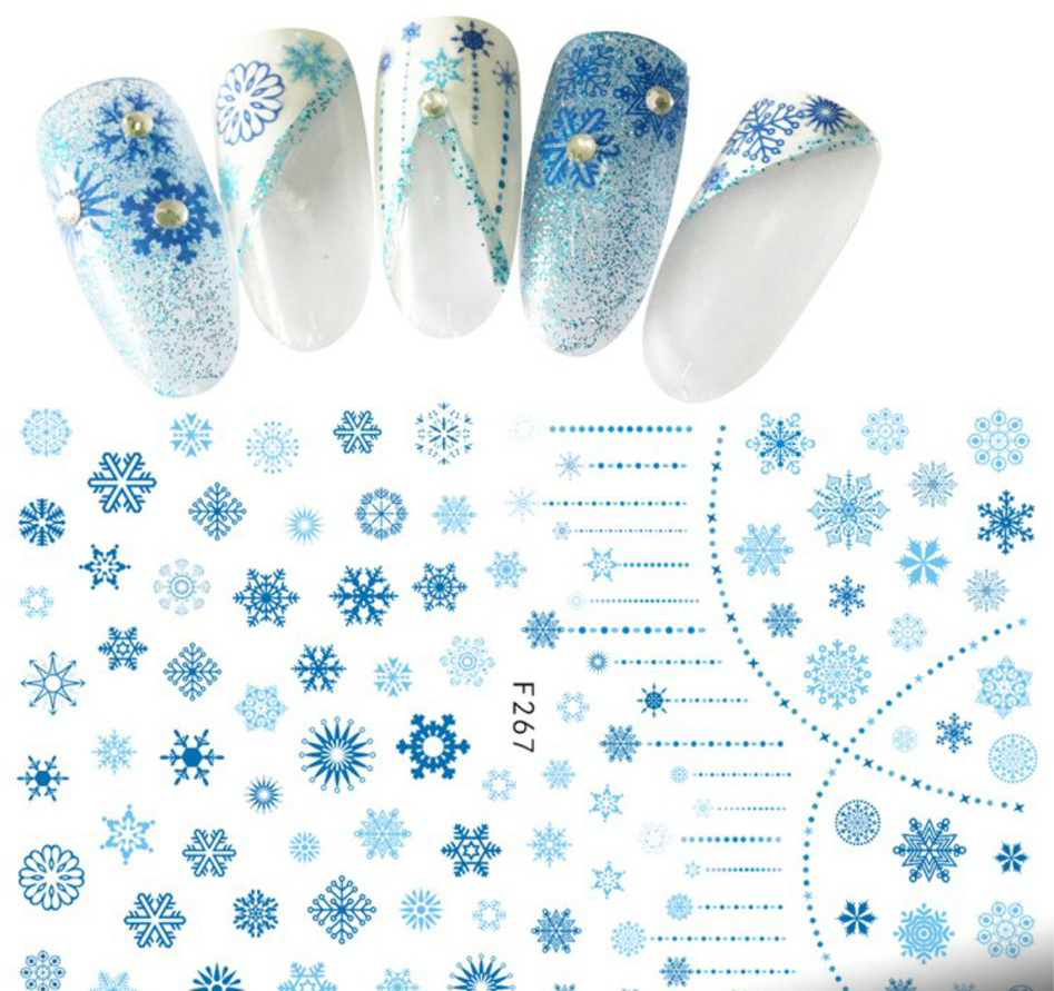 Pasties - Snowflakes Pastel Blue 267 Main image