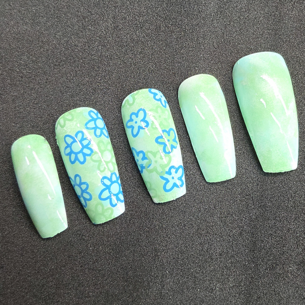 Sign Me Up! (CjS-401)  - Etched Nail Art Stamping Plate - Clear Jelly Stamping Plate