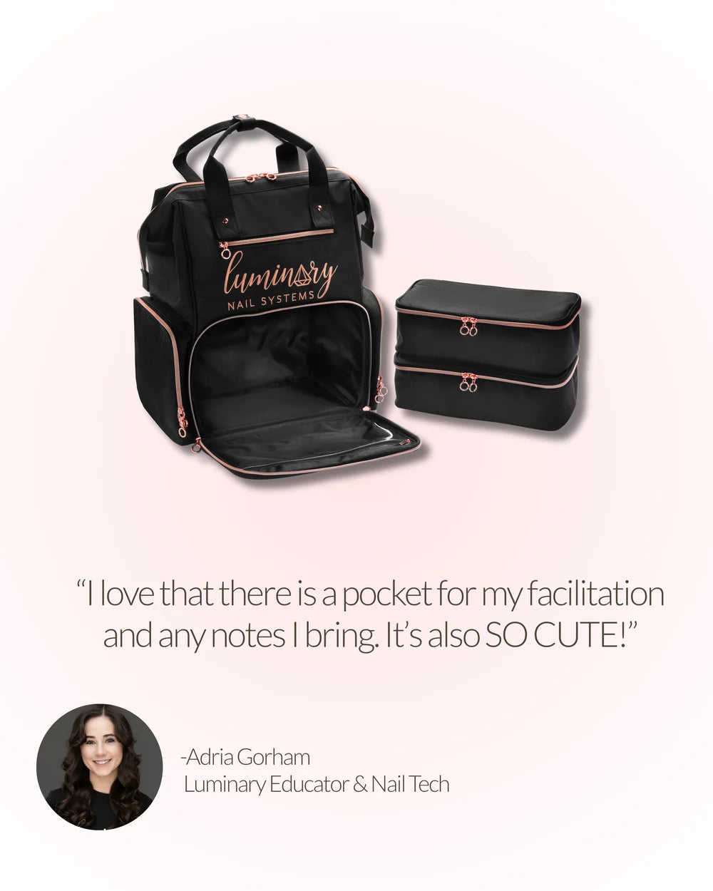The Bag - Nail Tech's Took Kit Bag from Luminary