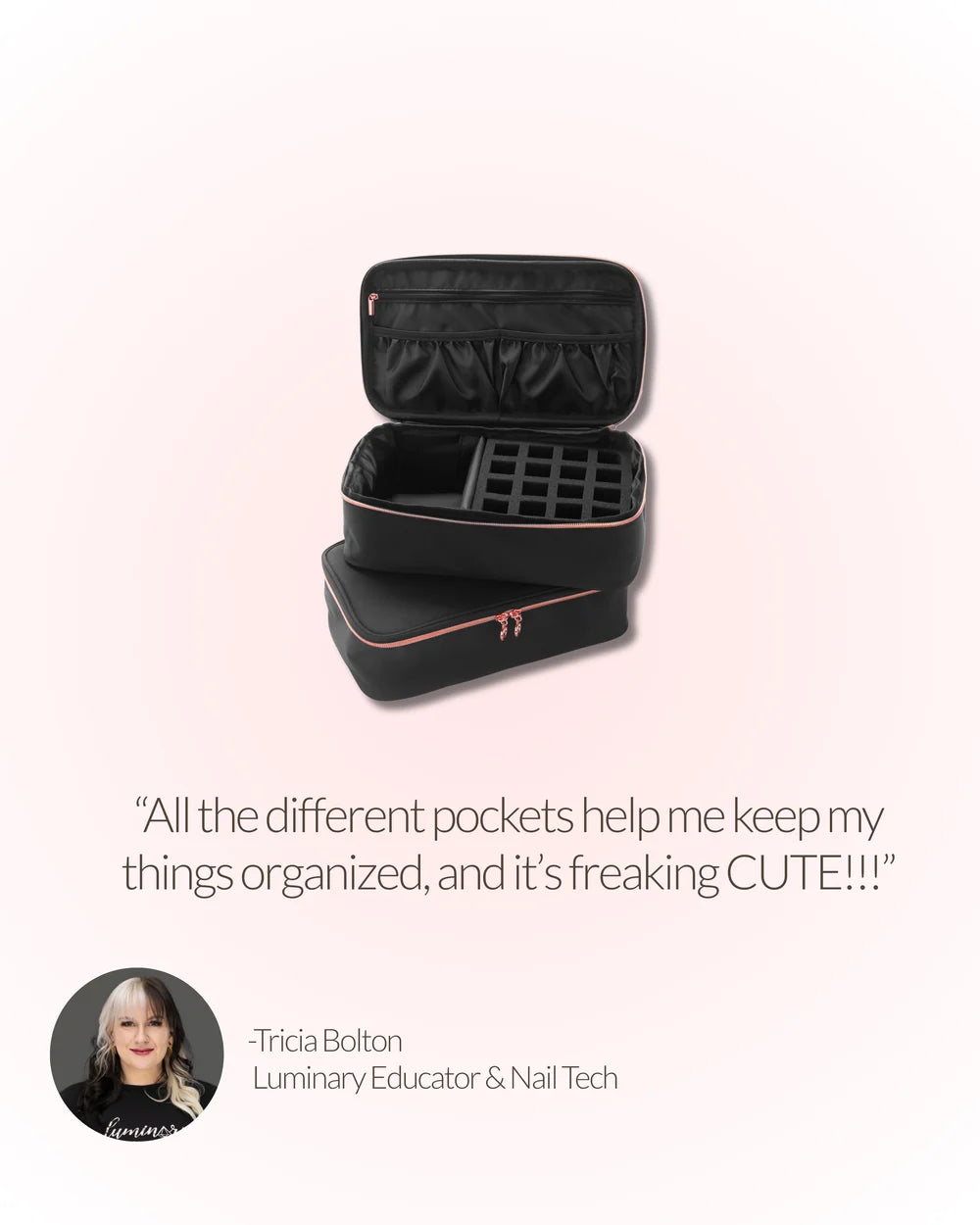 The Bag - Nail Tech's Took Kit Bag from Luminary