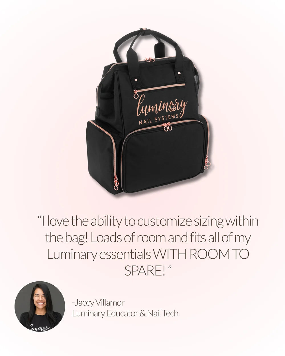 The Bag - Nail Tech's Took Kit Bag from Luminary