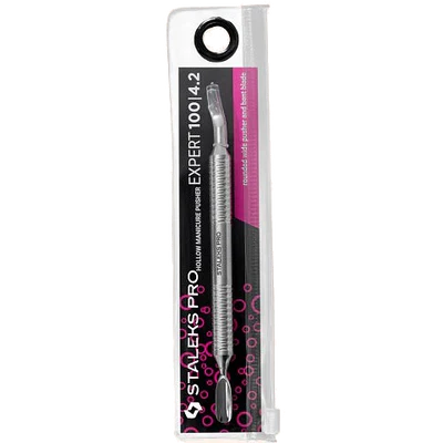 Staleks Pro Cuticle Pusher EXPERT 100/4.2 Hollow Cuticle Pusher  PE-100/4.2