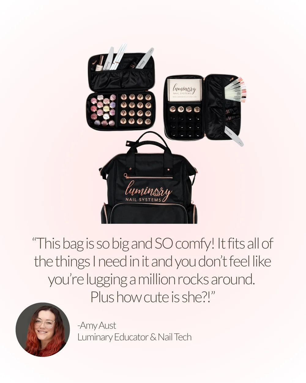 The Bag - Nail Tech's Took Kit Bag from Luminary
