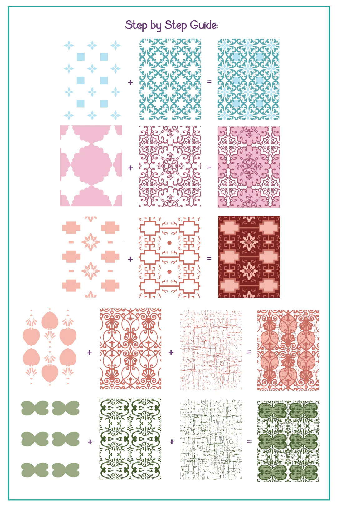 Full Nail Fab - Blissful Baroque (CJS-338) - Clear Jelly Stamping Plate Main image