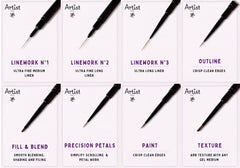 Artist Edit Brush Collection - 8 Piece with Case