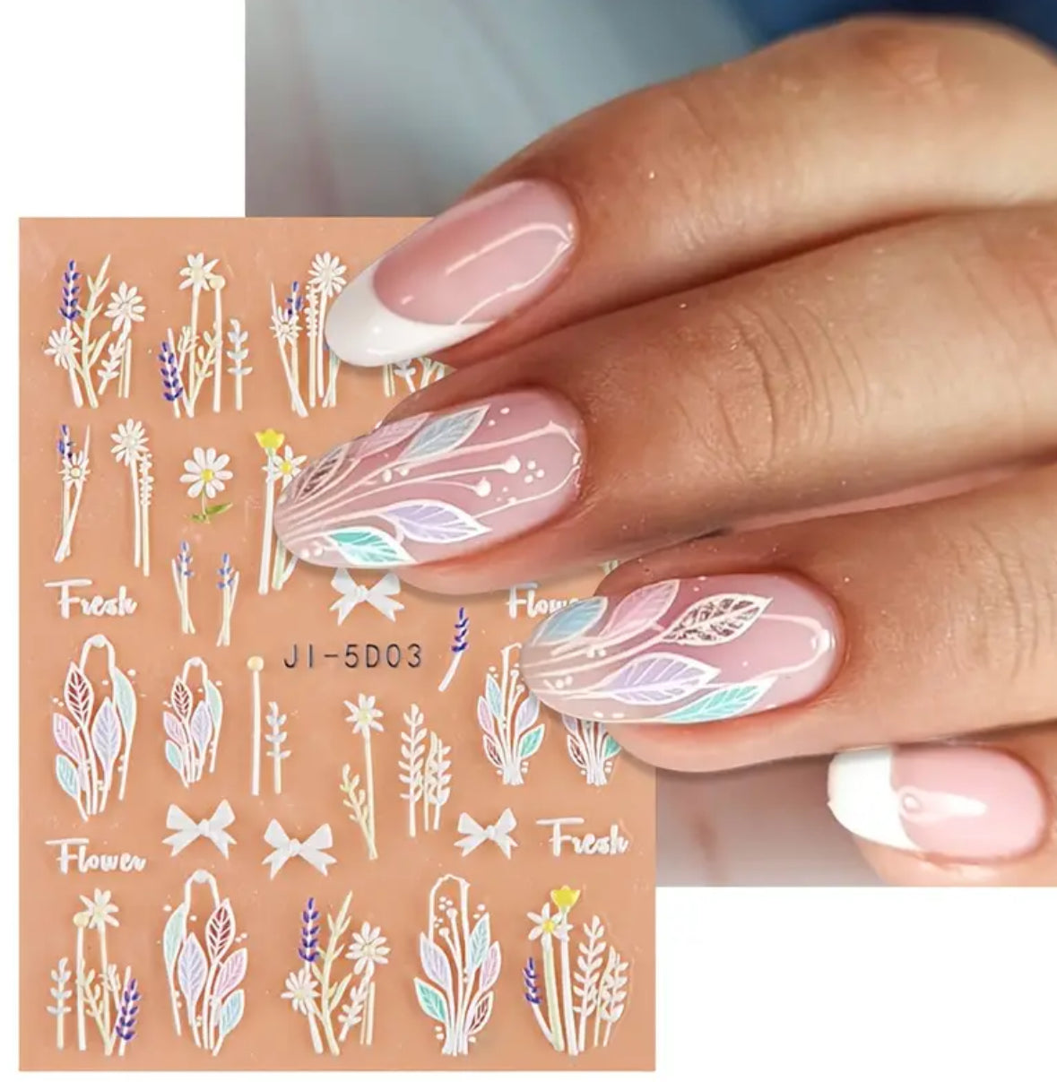 Flowered Fresh 5D Decals - 5D03 Main image