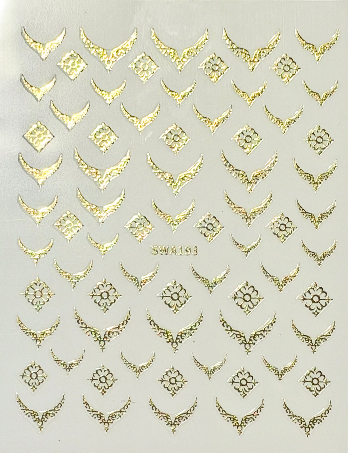 Gold French Fancies Decals  SWA193 Main image