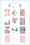 Breathe Floral (CJS-363)- Clear Jelly Stamping Plate