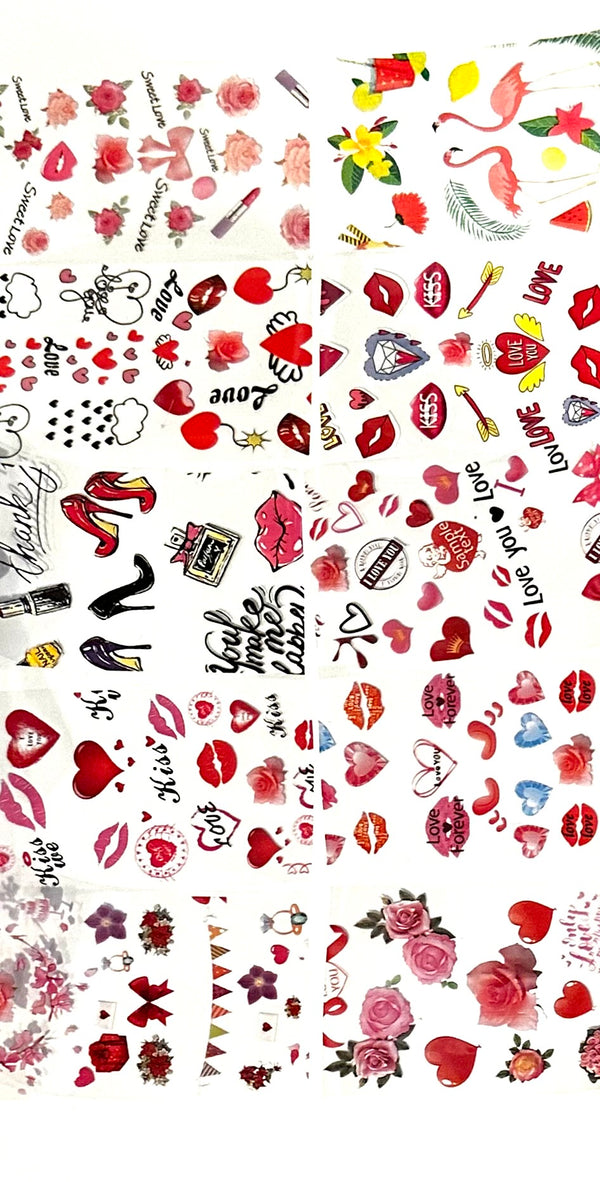 V Day Foil Set -  10pc