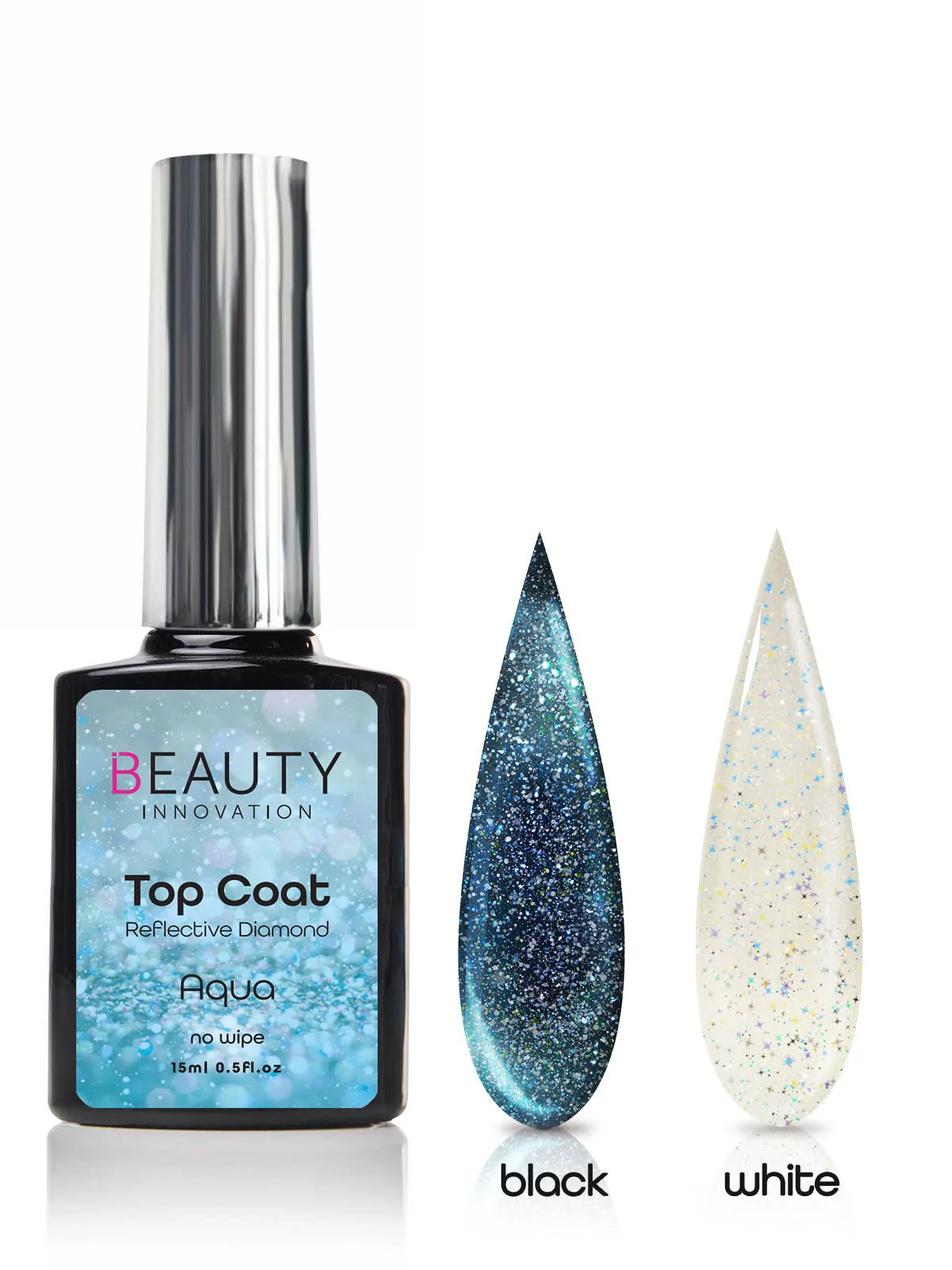 Top Coat - Diamond Reflective AQUA Main image