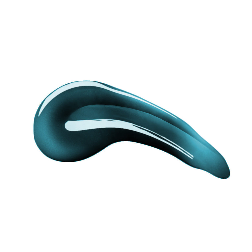 en Vogue Lac It! Aura deep blue base with teal color-shifting shimmers UV/LED gel nail polish for professional nails and extensions swatch