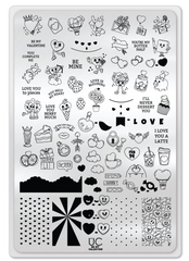 Be My Valentine - Uber Chic Stamping Plate