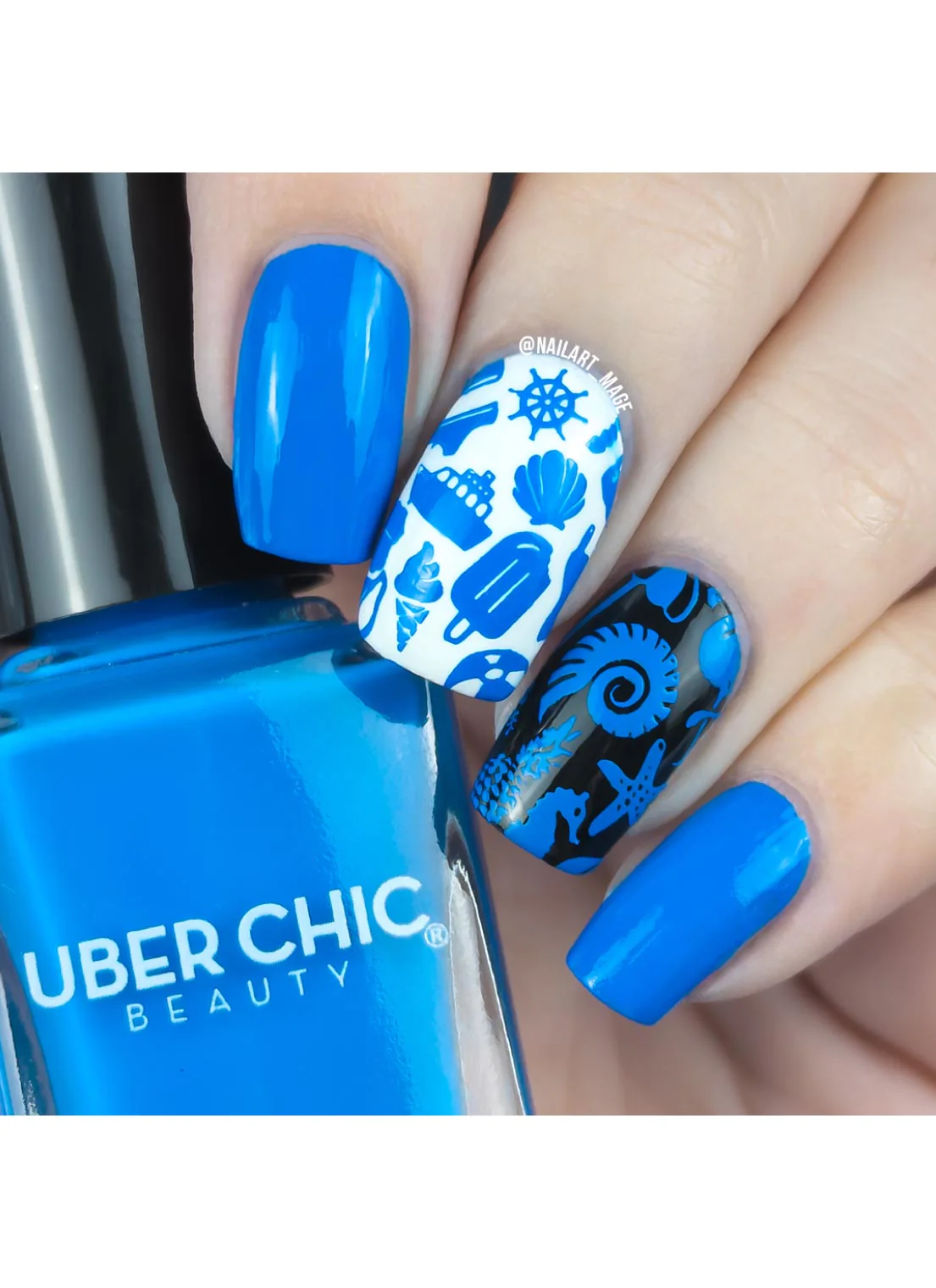 Blue My Mind - Stamping Polish - Uber Chic 12ml