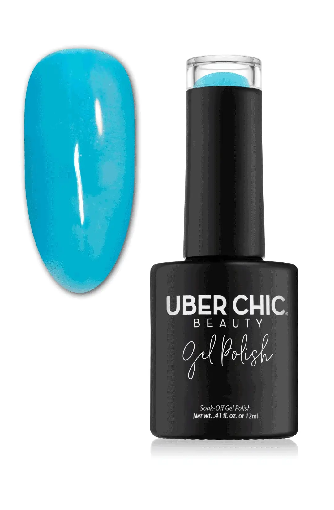 Blue Snowcone Glow In The Dark Gel Polish - Uber Chic 12ml Main image