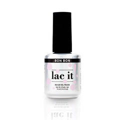 en Vogue Lac It! Bon Bon classic baby pink crème UV/LED gel nail polish for professional nails and extensions bottle