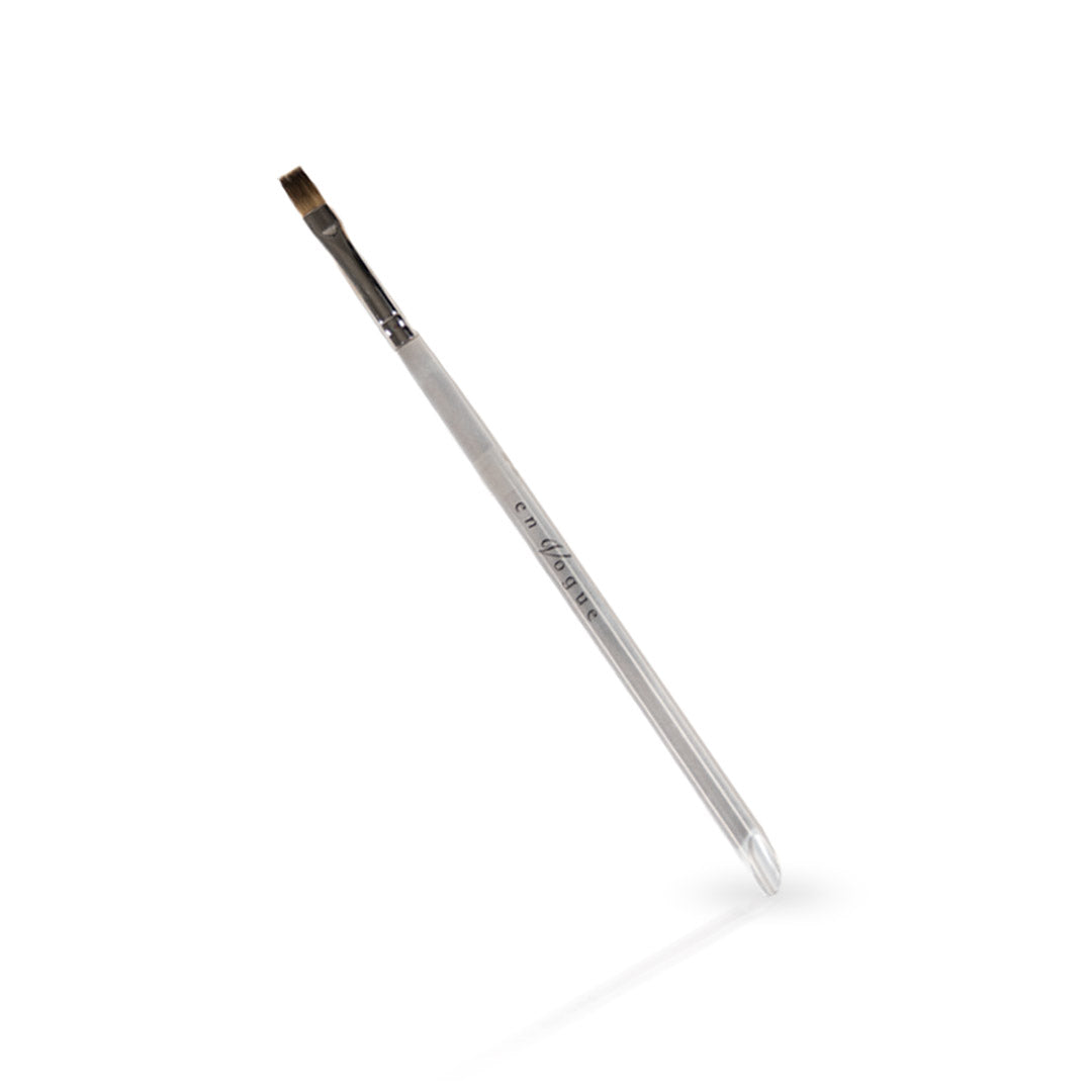 en Vogue #6 flat clear gel brush for professional nail sculpting and extensions Main image