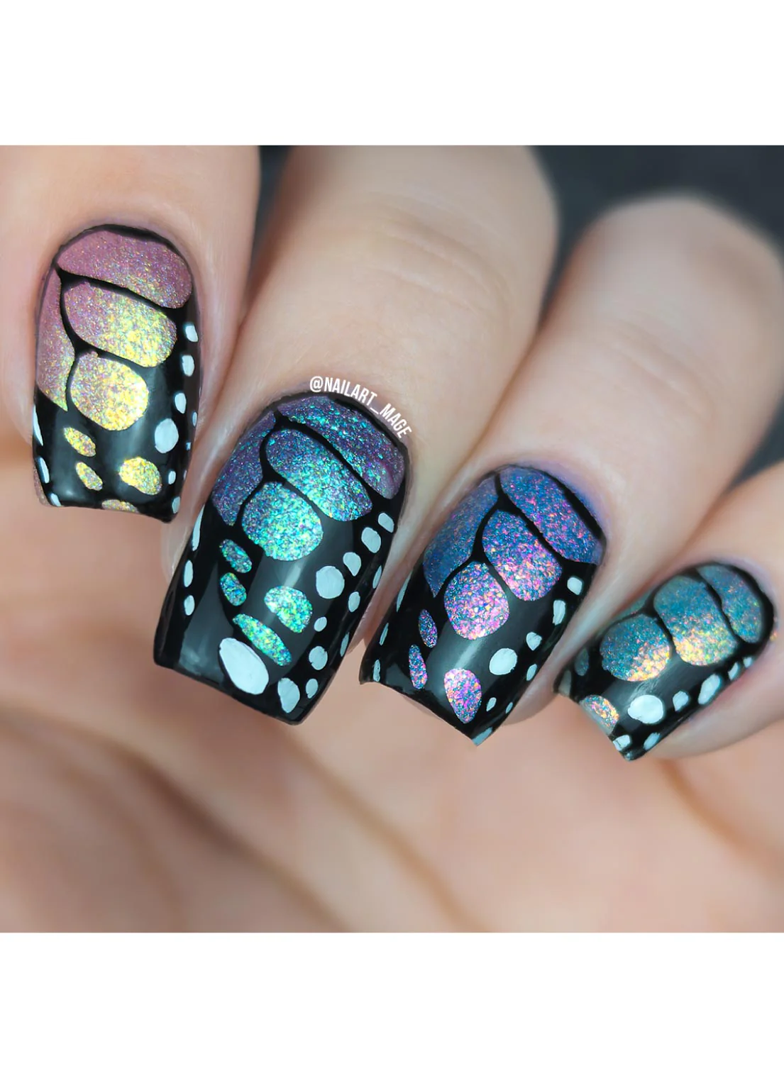 Butterflies  - Uber Chic Stamping Plate Secondary image