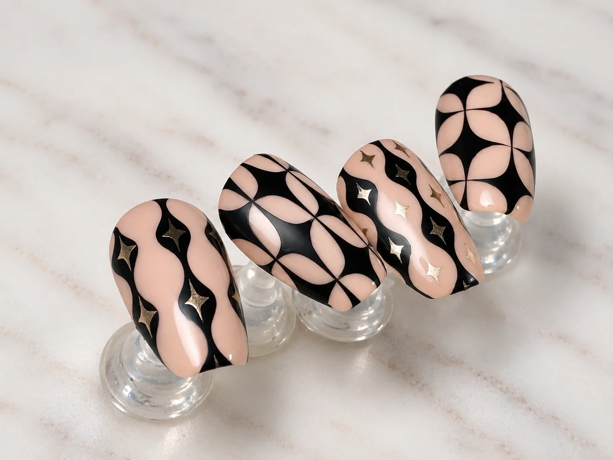 Retro Radiance (CjS-426) Steel Nail Art Stamping Plate