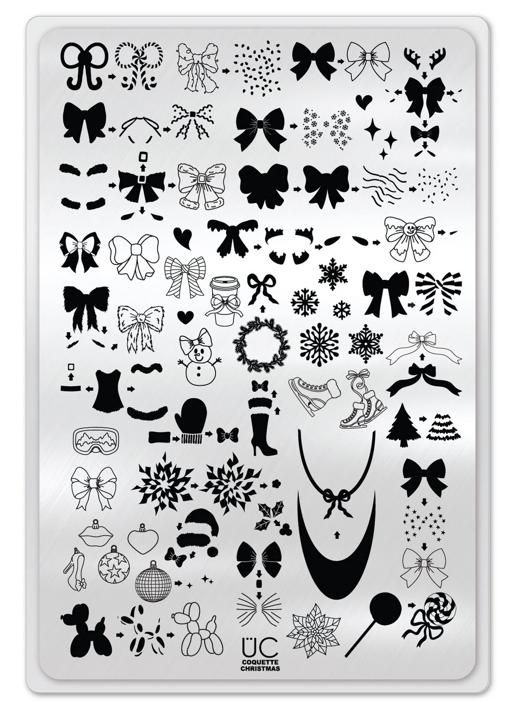 Coquette Christmas - Uber Chic Stamping Plate