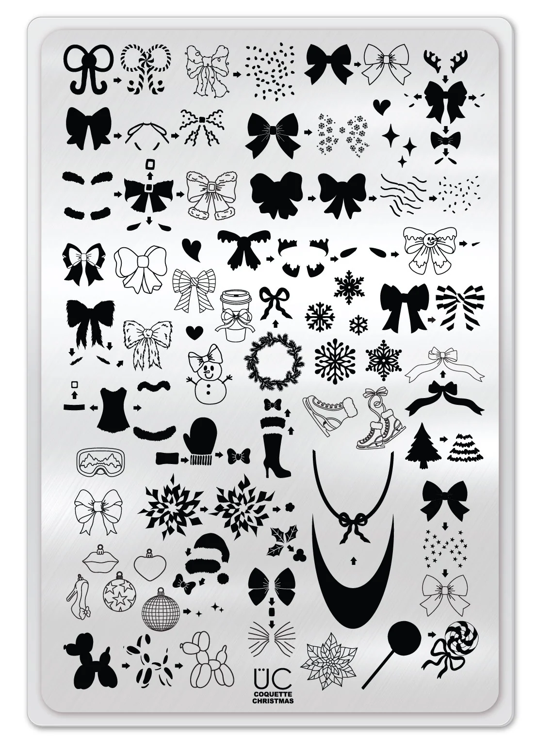 Coquette Christmas - Uber Chic Stamping Plate