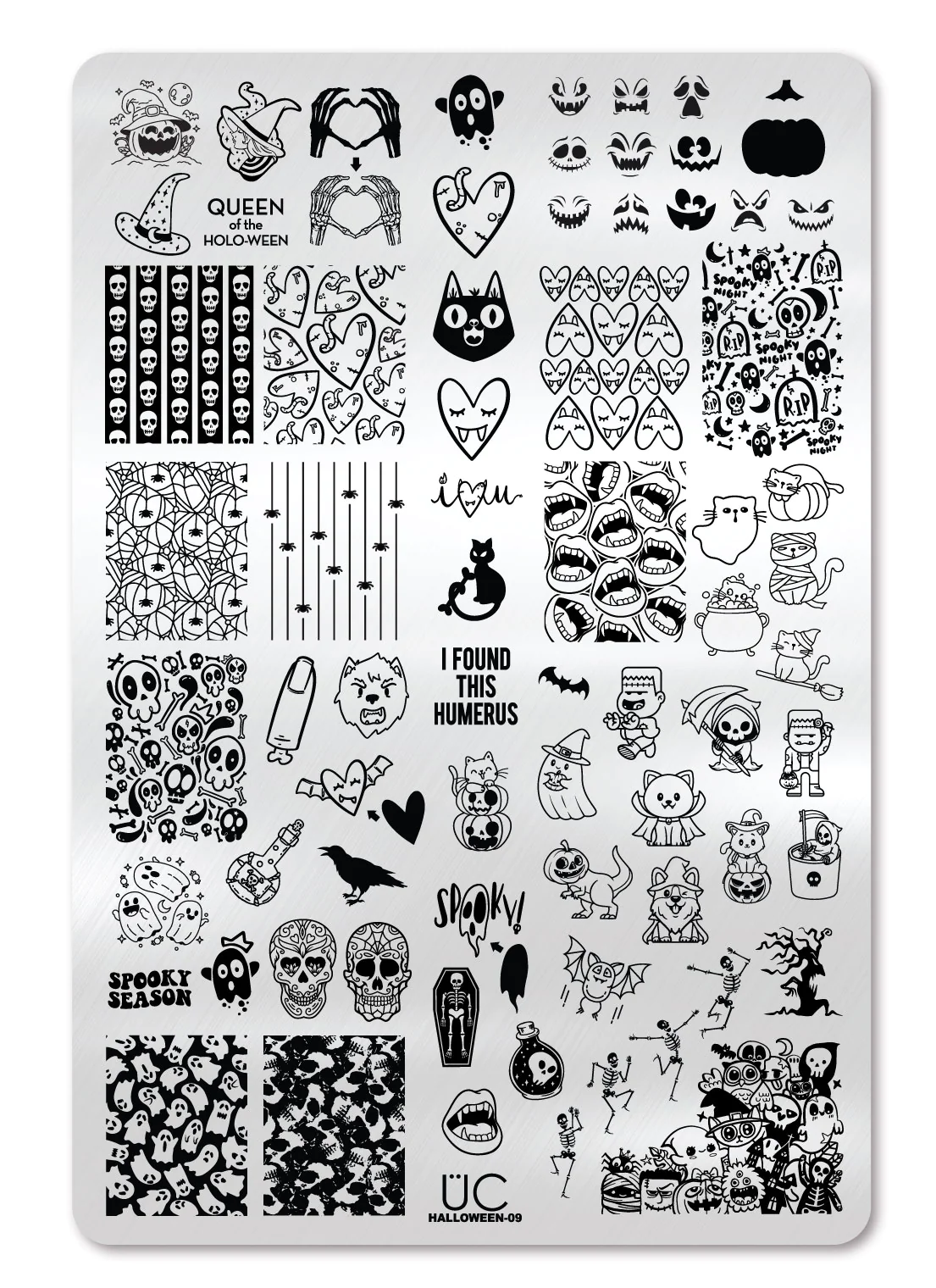 Halloween 9 - Uber Chic Stamping Plate