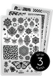 Insatiable Collection 1 - Uber Chic Stamping Plate Collection of 3