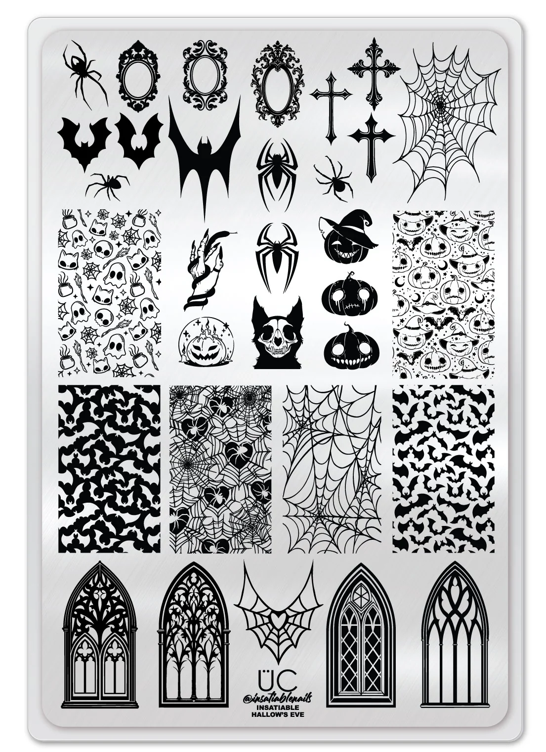 Insatiable Hallows Eve - Uber Chic Stamping Plate