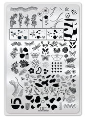 Mod Chic Garden -  Uber Chic Stamping Plate