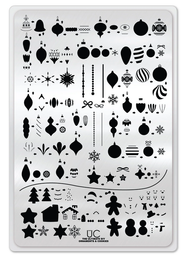 The Ultimate DIY: Ornaments & Cookies - Uber Chic Stamping Plate