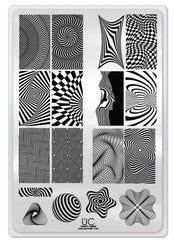 Trippy Vibes - Uber Chic Stamping Plate Collection of 3