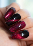 Candy Apple Red Cat Eye Gel Polish - Uber Chic 12ml