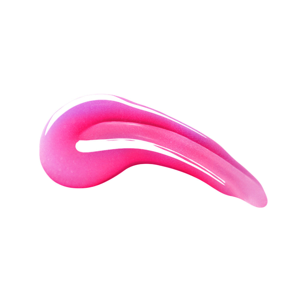 en Vogue Lac It! Cerise pearly hot pink with an icy fuscia iridescent shimmer UV/LED gel nail polish for professional nails and extensions swatch Main image