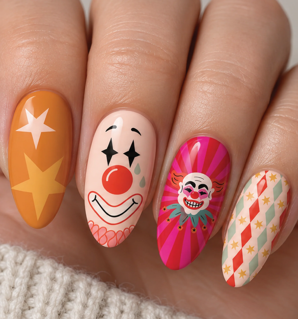 Clowning Around (CjS-102) -  Clear Jelly Stamping Plate