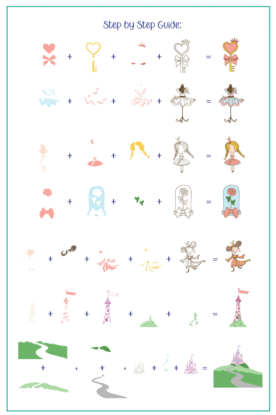 Once Upon A Time (CjS-311) - Clear Jelly Stamping Plate