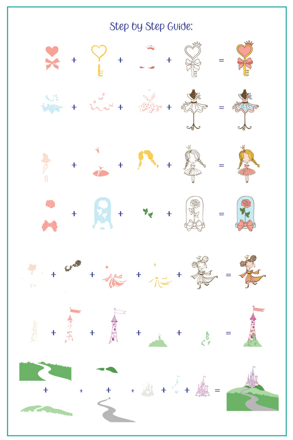 Once Upon A Time (CjS-311) - Clear Jelly Stamping Plate