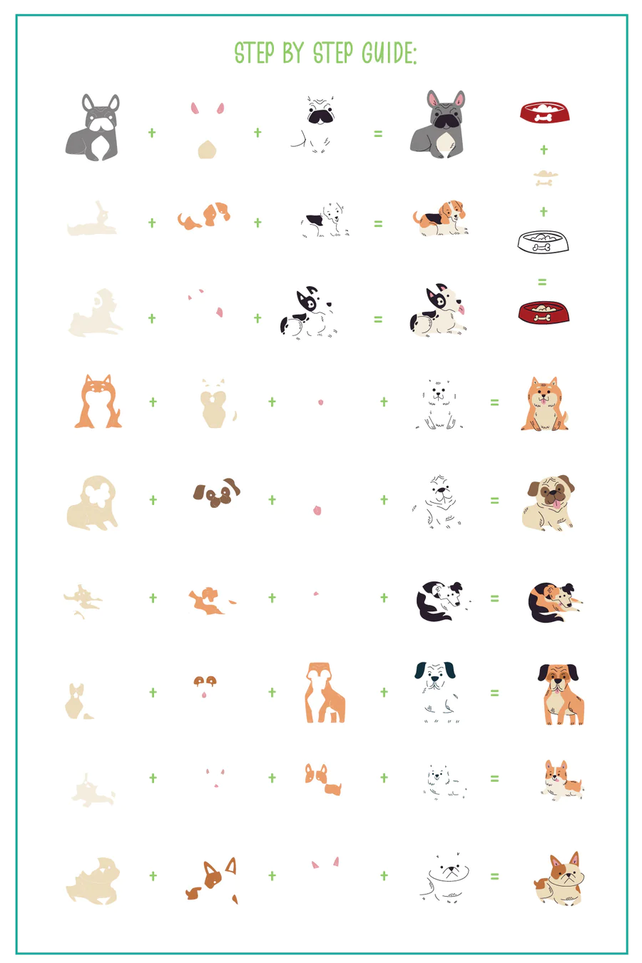 Pup Party (CJS -317)  - Clear Jelly Stamping Plate Secondary image