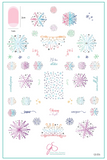 Frosty Flurries  (CjS-326) - Clear Jelly Stamping Plate