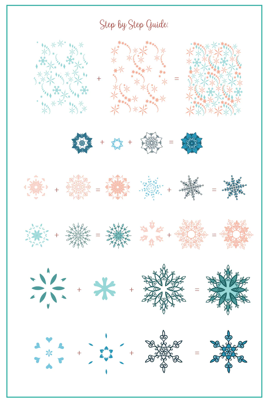 Frozen Lace (CjS-327) - Clear Jelly Stamping Plate Secondary image