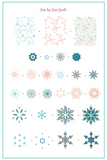Frozen Lace (CjS-327) - Clear Jelly Stamping Plate
