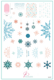 Frozen Lace (CjS-327) - Clear Jelly Stamping Plate