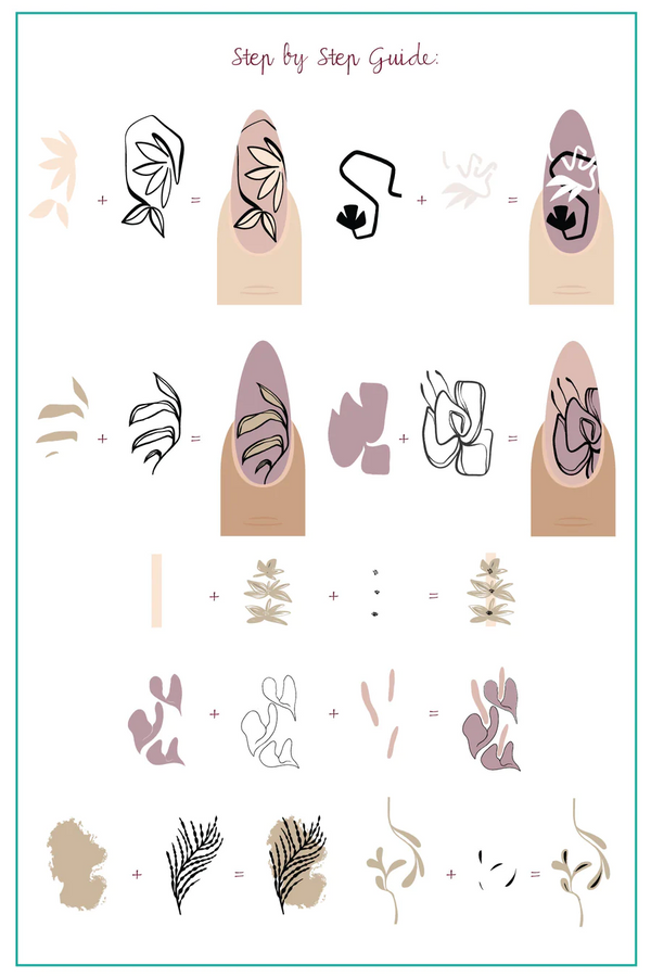 Modern Muse (CJS-329)  - Clear Jelly Stamping Plate
